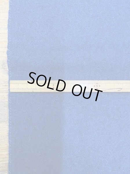 画像2: 生地:ウールコート地無地(ブルー) (2)