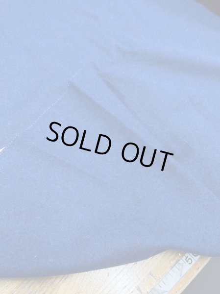 画像3: 生地:ウールコート地無地(ブルー) (3)