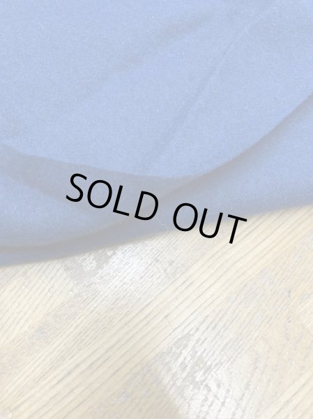 画像4: 生地:ウールコート地無地(ブルー) (4)