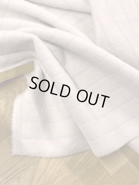 画像5: 生地:ボーダー織りウールシャギー(ベビーピンク) (5)