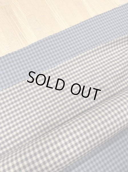 画像7: 生地:ギンガムチェック柄微起毛綿(ベージュ/黒) (7)