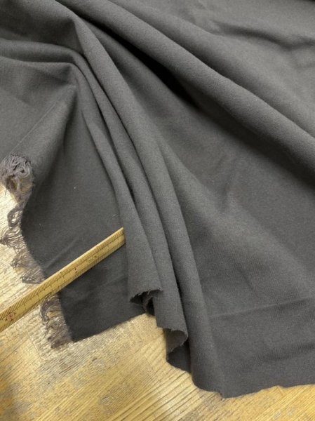 画像5: 生地:綿ポリ張り合わせニット(グレー) (5)