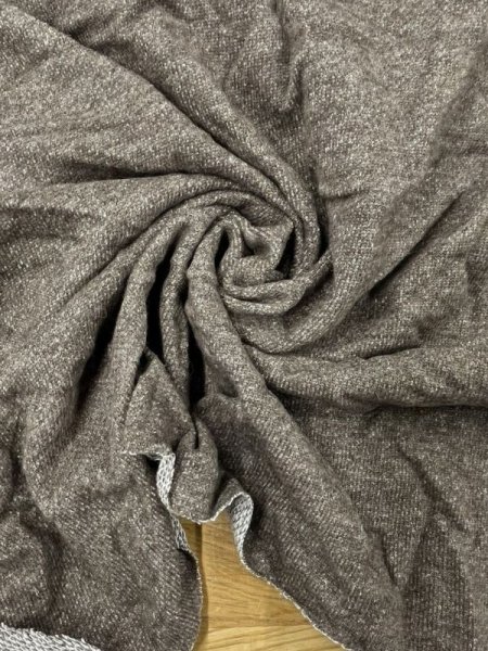 画像5: 生地:カラフルネップウール裏毛(ベージュ) (5)