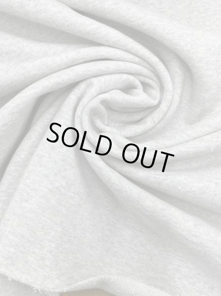 画像6: 生地:綿100%霜降り裏毛ニット(オートミール杢) (6)