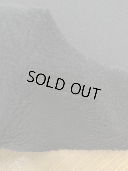 画像5: 生地:綿100%裏ボア裏毛ニット(黒) (5)