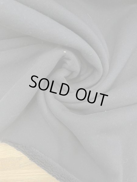 画像6: 生地:綿100%裏ボア裏毛ニット(黒) (6)