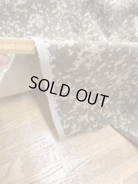 画像7: 生地:ウール100%迷彩柄プリント(ベージュ/緑) (7)