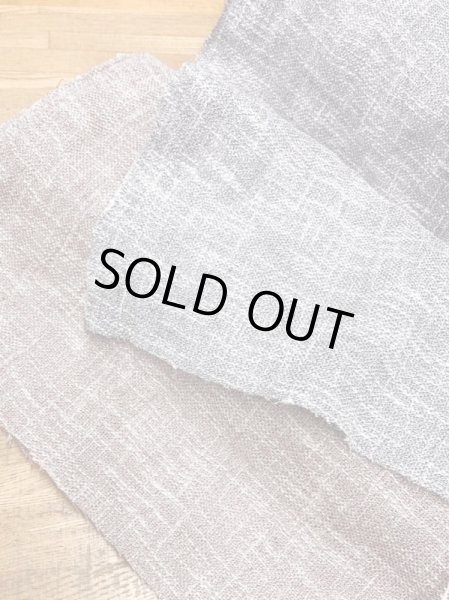 画像8: 生地:綿麻 ゆる編み(くすみグレー) (8)