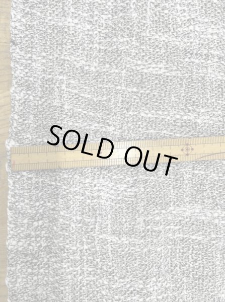 画像2: 生地:綿麻 ゆる編み(くすみグレー) (2)