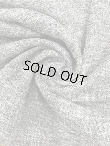 画像6: 生地:綿麻 ゆる編み(くすみグレー) (6)