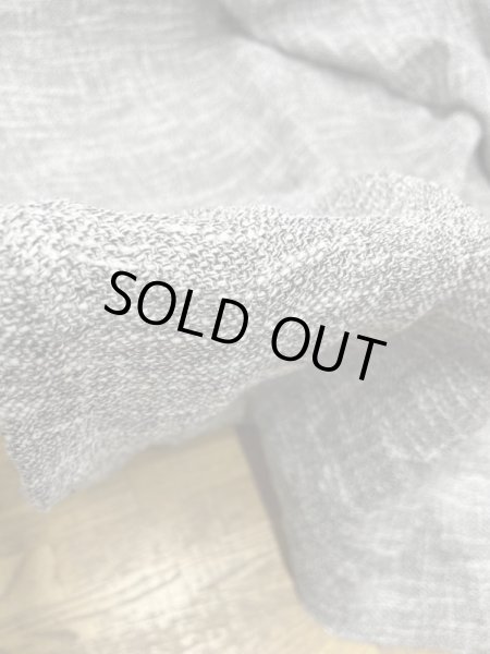 画像7: 生地:綿麻 ゆる編み(くすみグレー) (7)