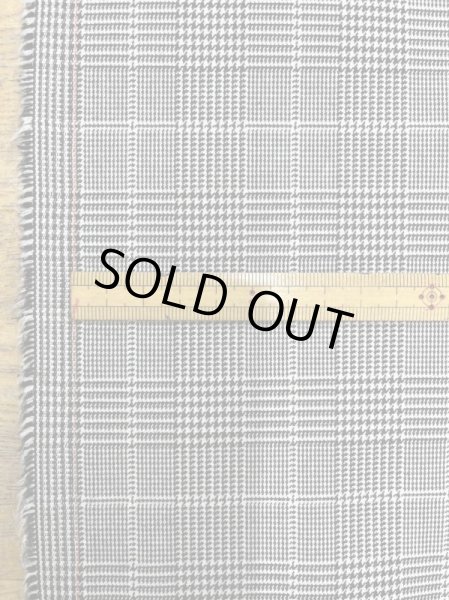 画像2: 生地:グレンチェック柄ポリエステル(グレー/白) (2)