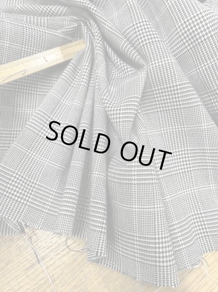 画像5: 生地:グレンチェック柄ポリエステル(グレー/白) (5)