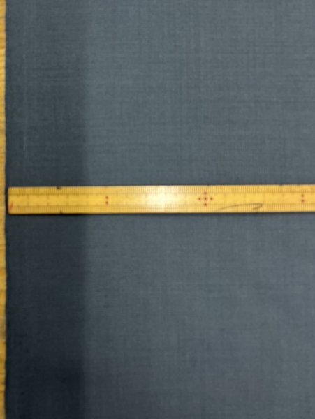 画像2: 生地:やや薄手ウール100%無地(ブルーグレー) (2)