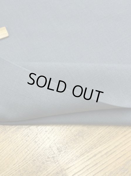 画像4: 生地：やや薄手ウール100％無地（ブルーグレー） (4)