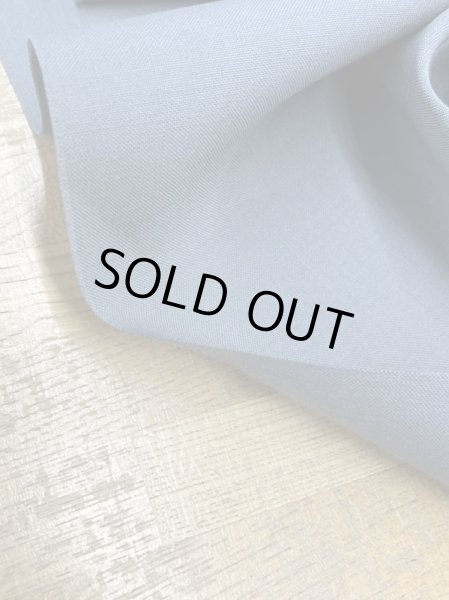 画像7: 生地：やや薄手ウール100％無地（ブルーグレー） (7)