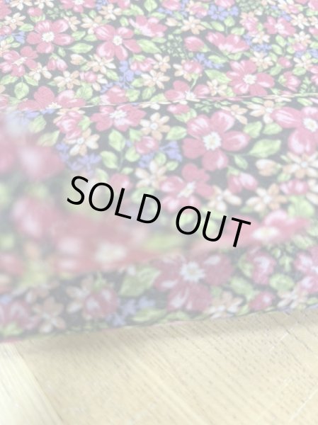 画像3: 生地：花柄綿100％（黒／ピンク） (3)