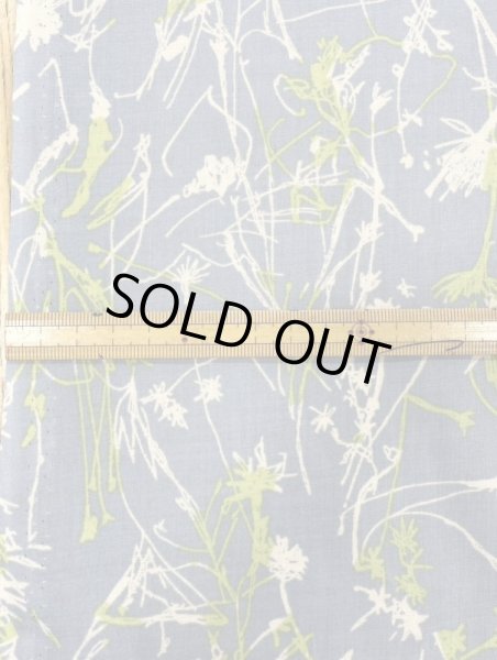 画像2: 生地:手書き風綿60ローン(サックス) (2)