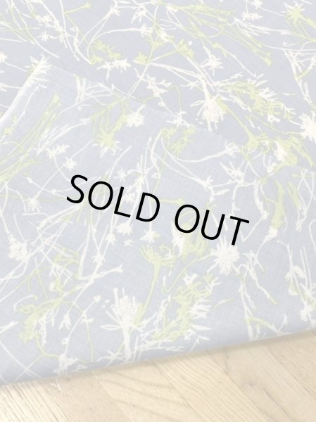 画像3: 生地:手書き風綿60ローン(サックス) (3)