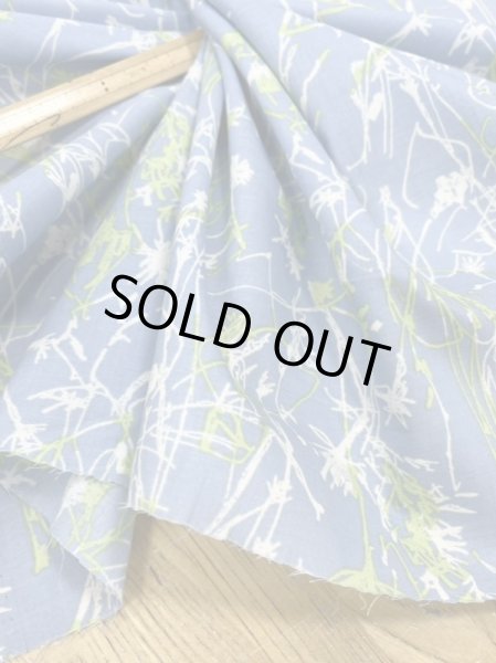 画像5: 生地:手書き風綿60ローン(サックス) (5)