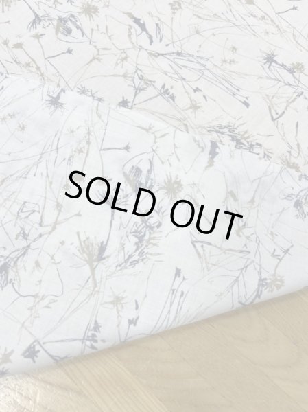 画像3: 生地:手書き風綿60ローン(白) (3)