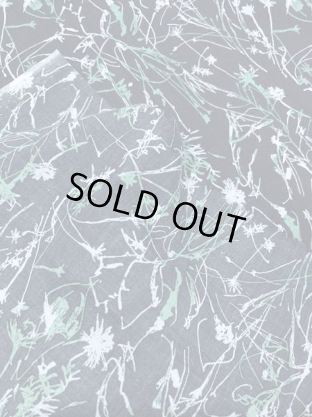 画像3: 生地:手書き風綿60ローン(黒) (3)