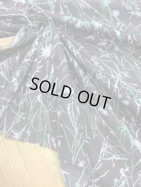 画像5: 生地:手書き風綿60ローン(黒) (5)