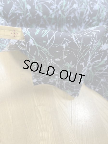 画像7: 生地:手書き風綿60ローン(黒) (7)