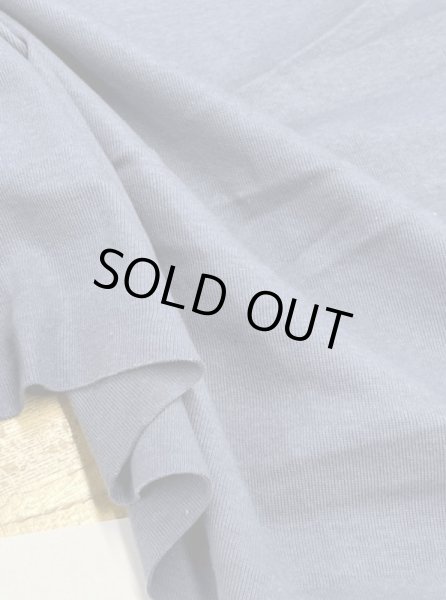 画像6: 生地:綿100%フライスニット(グレーネイビー) (6)