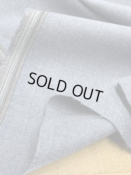 画像7: 生地:ポリエステルストレッチ(くすみデニムブルー) (7)