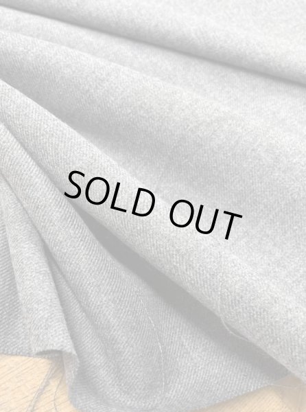 画像4: 生地:ウール風ポリエステル100%微起毛(グレー) (4)