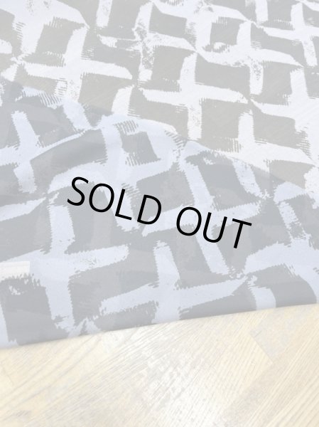 画像4: 生地:ペケペケプリントシフォン(グレー/黒) (4)