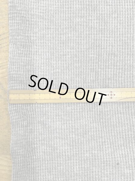 画像2: 生地:100%ミニワッフルニット(グレー) (2)