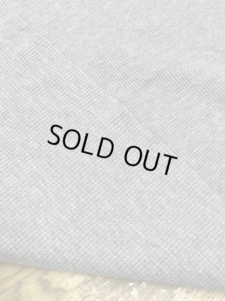 画像3: 生地:100%ミニワッフルニット(グレー) (3)