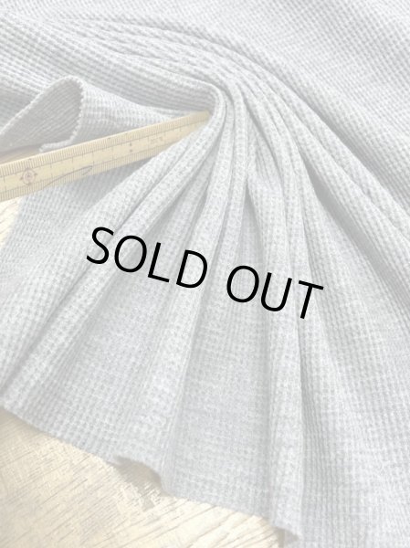 画像5: 生地:100%ミニワッフルニット(グレー) (5)
