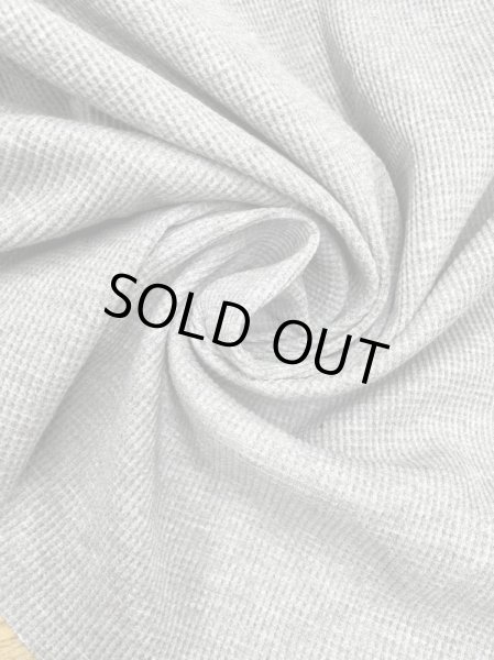 画像6: 生地:100%ミニワッフルニット(グレー) (6)