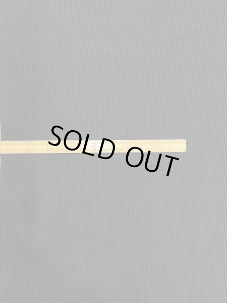 画像2: 生地:100%ミニワッフルニット(黒) (2)