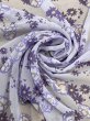 画像7: 生地：ポリエステル100％花柄シフォン（薄紫） (7)