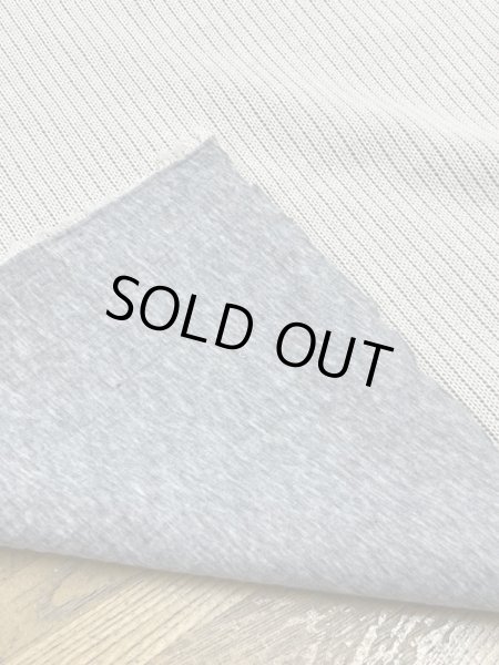 画像4: 生地:綿100%ローゲージ接結ニット(キナリ/グレ―) (4)