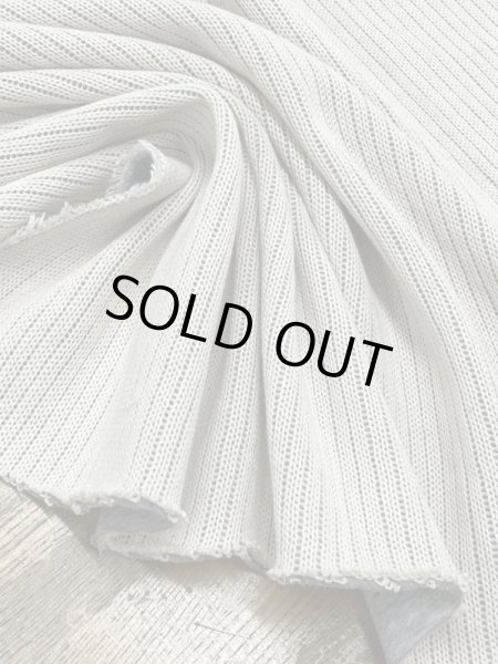 画像5: 生地:綿100%ローゲージ接結ニット(キナリ/グレ―) (5)