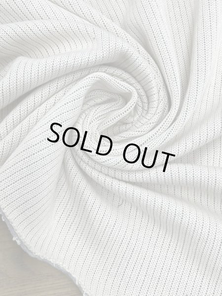 画像7: 生地:綿100%ローゲージ接結ニット(キナリ/グレ―) (7)