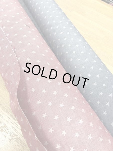 画像8: 生地:綿100%星柄ジャガード(紺) (8)