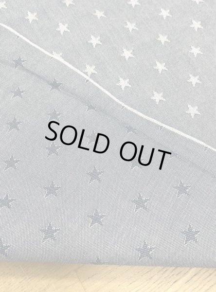 画像5: 生地:綿100%星柄ジャガード(紺) (5)