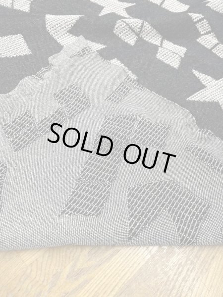 画像3: 生地：綿100％ジャガード織りニット（黒） (3)