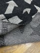 画像4: 生地：綿100％ジャガード織りニット（黒） (4)