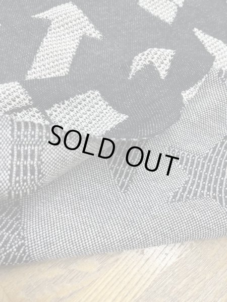 画像4: 生地：綿100％ジャガード織りニット（黒） (4)