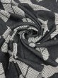 画像6: 生地：綿100％ジャガード織りニット（黒） (6)