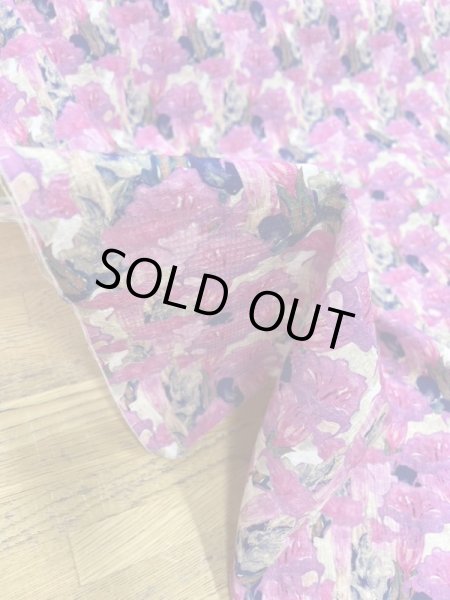 画像7: 生地：綿100％花柄プリント（ピンク） (7)
