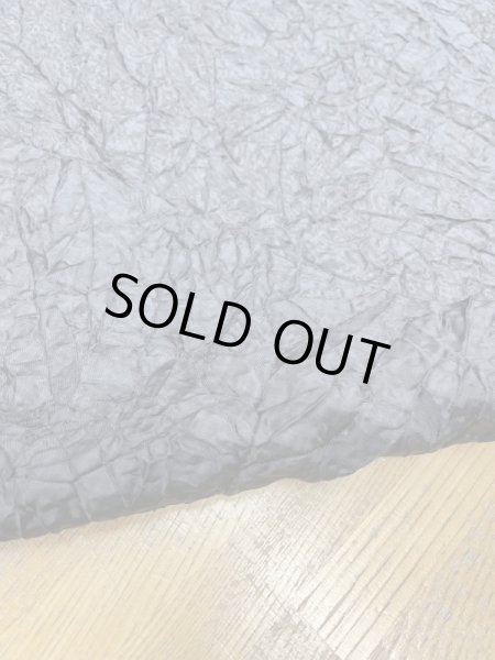 画像3: 生地:ポリ100%シアー素材シワ加工(黒) (3)