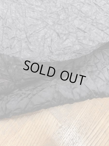 画像4: 生地:ポリ100%シアー素材シワ加工(黒) (4)